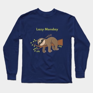 Lazy Monday Long Sleeve T-Shirt